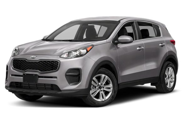 Kia Sportage gris disponible para alquiler en Lima por Peru Rent a Car